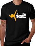 Iai! Martial Arts Kick T-Shirt - Black