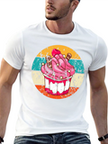 Retro Cupcake T-Shirt - Sweet Treat Design!
