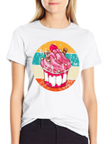 Retro Cupcake T-Shirt - Sweet Treat Design!