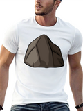Cartoon Rock Graphic T-Shirt - Classic Fit