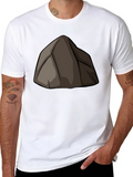 Cartoon Rock Graphic T-Shirt - Classic Fit