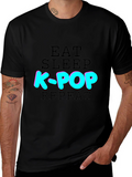 Eat Sleep K-Pop Repeat T-Shirt - Black