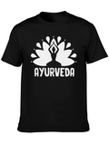 Ayurveda Lotus T-Shirt - Yoga & Wellness