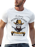 Older & Wiser Skull Cowboy T-Shirt