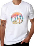 Crater Lake National Park Black Graphic T-Shirt