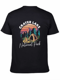 Crater Lake National Park Black Graphic T-Shirt