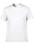 Keep Calp and Love Cat Graphic T-Shirt