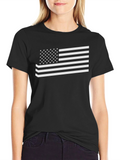 American Flag Graphic Tee - Patriotic Style