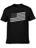 American Flag Graphic Tee - Patriotic Style
