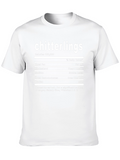Chitterlings Nutrition Facts Funny Black T-Shirt