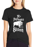 My Patronus is a Bison Graphic T-Shirt