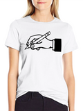 Graphic Tee - Hand Holding Pencil