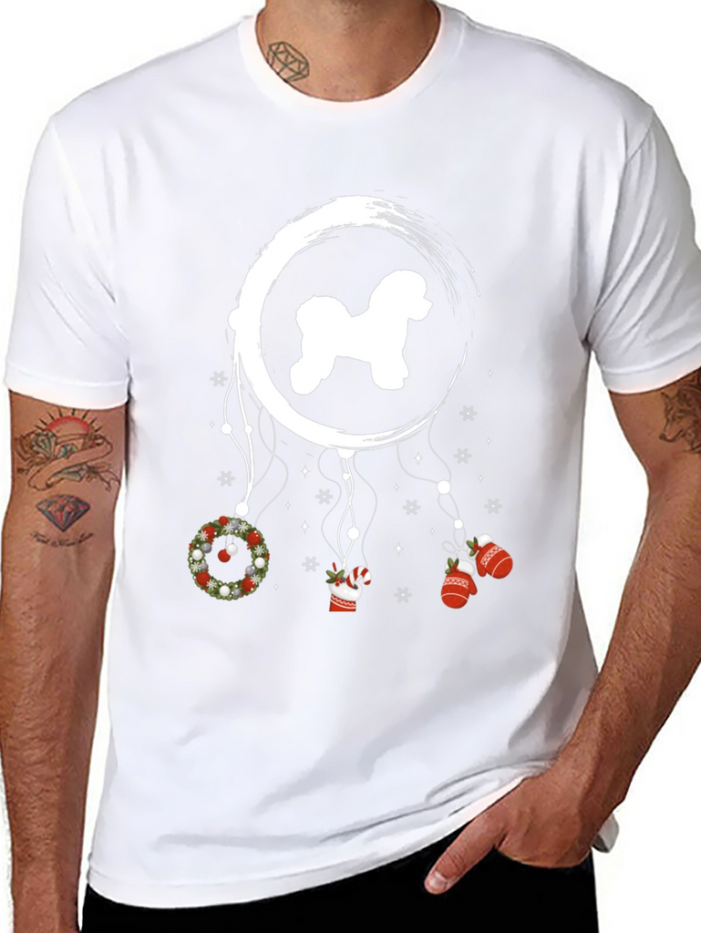 Festive Dog Dreamcatcher T-Shirt