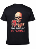 Dead Inside But Caffeinated Skeleton T-Shirt