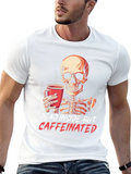 Dead Inside But Caffeinated Skeleton T-Shirt