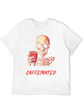 Dead Inside But Caffeinated Skeleton T-Shirt