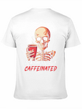 Dead Inside But Caffeinated Skeleton T-Shirt
