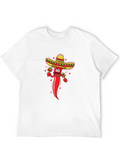 Chili Pepper Sombrero Graphic Tee