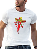 Chili Pepper Sombrero Graphic Tee