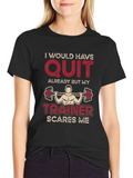 Funny Workout Trainer Scare T-Shirt
