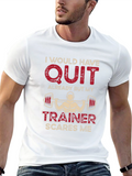 Funny Workout Trainer Scare T-Shirt