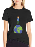 Earth Graphic Tee - Global Citizen Style