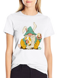 Easter Gnome T-Shirt - Cute Bunny Design