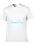 Crazy Cosmetology Lady Black T-Shirt