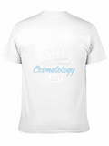 Crazy Cosmetology Lady Black T-Shirt