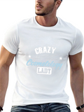 Crazy Cosmetology Lady Black T-Shirt