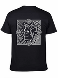 Pokemon Pikachu Maze T-Shirt - Black