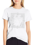 Pokemon Pikachu Maze T-Shirt - Black