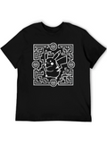Pokemon Pikachu Maze T-Shirt - Black