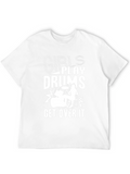 Girls Play Drums T-Shirt