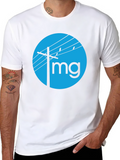 Modern T-Shirt with Electric Pole Design