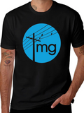 Modern T-Shirt with Electric Pole Design