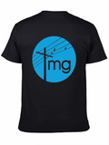 Modern T-Shirt with Electric Pole Design