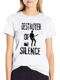 Destroyer of Silence Graphic Tee - Black