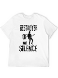 Destroyer of Silence Graphic Tee - Black
