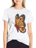 Steampunk Butterfly Graphic T-Shirt