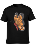 Steampunk Butterfly Graphic T-Shirt