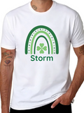 St. Patricks Day Storm Shamrock T-Shirt