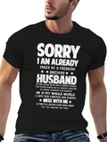 Sorry Awesome Husband Graphic Tee