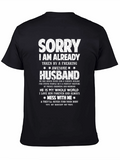 Sorry Awesome Husband Graphic Tee