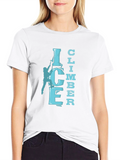 Ice Climber Graphic T-Shirt - Black
