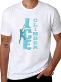 Ice Climber Graphic T-Shirt - Black