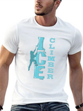 Ice Climber Graphic T-Shirt - Black