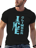 Ice Climber Graphic T-Shirt - Black