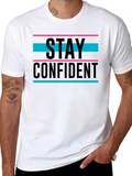 Stay Confident Graphic T-Shirt - Black