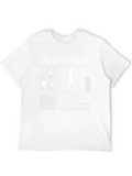Vegetarian Ingredients Black T-Shirt